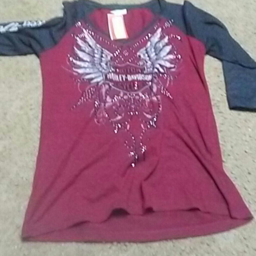 Sz large harley shirt new
